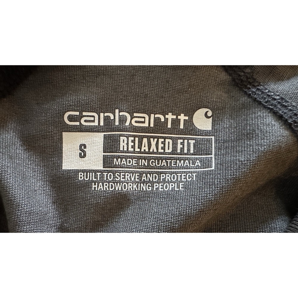 Men's S Carhartt TK4616 Force Relaxed Fit Midweight Short Sleeve Pocket T-Shirt - Picture 7 of 9
